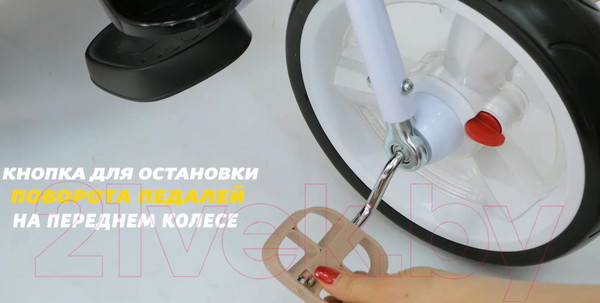 Изображение товара Трехколесный велосипед с ручкой Lorelli Enduro Eva Grey Luxe / 10050412102