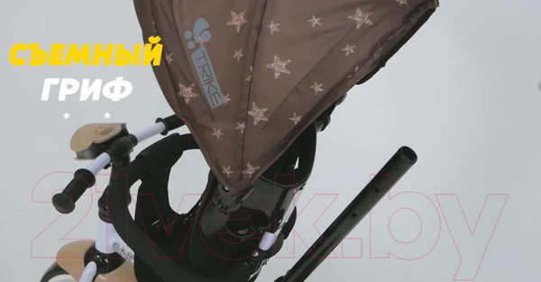 Изображение товара Трехколесный велосипед с ручкой Lorelli Enduro Eva Grey Luxe / 10050412102