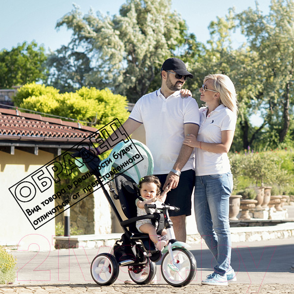 Изображение товара Трехколесный велосипед с ручкой Lorelli Enduro Eva Grey Luxe / 10050412102