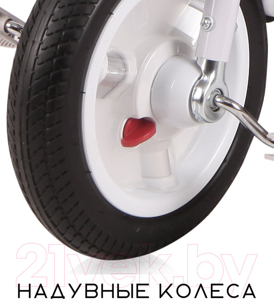 Изображение товара Трехколесный велосипед с ручкой Lorelli Moovo Air Grey Lyxe / 10050462102