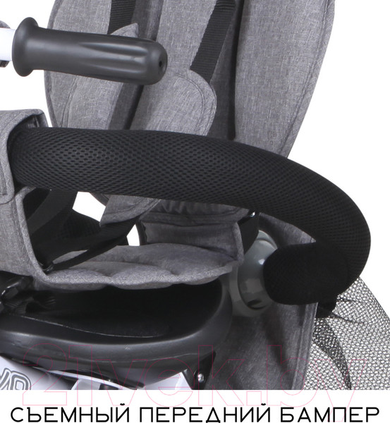 Изображение товара Трехколесный велосипед с ручкой Lorelli Moovo Air Grey Lyxe / 10050462102