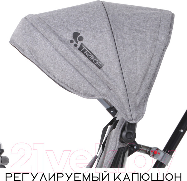 Изображение товара Трехколесный велосипед с ручкой Lorelli Moovo Air Grey Lyxe / 10050462102