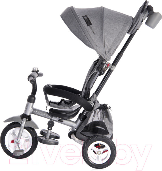 Изображение товара Трехколесный велосипед с ручкой Lorelli Moovo Air Grey Lyxe / 10050462102