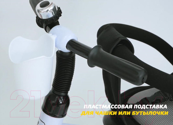 Изображение товара Трехколесный велосипед с ручкой Lorelli Rocket Ivory / 10050372105