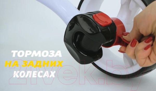 Изображение товара Трехколесный велосипед с ручкой Lorelli Rocket Ivory / 10050372105