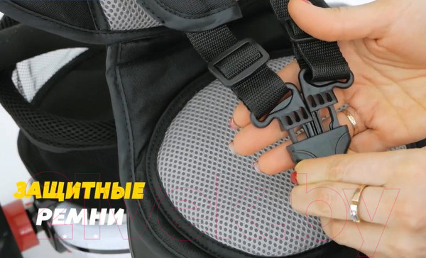 Изображение товара Трехколесный велосипед с ручкой Lorelli Rocket Red Black / 10050372107