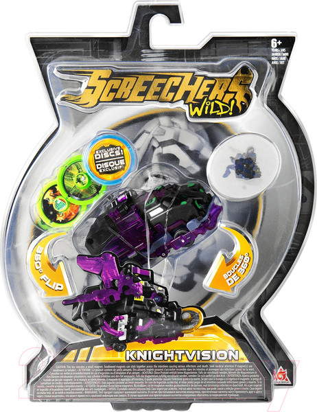 Изображение товара Игрушка-трансформер Screechers Дикие Скричеры. Найтвижн / 34832