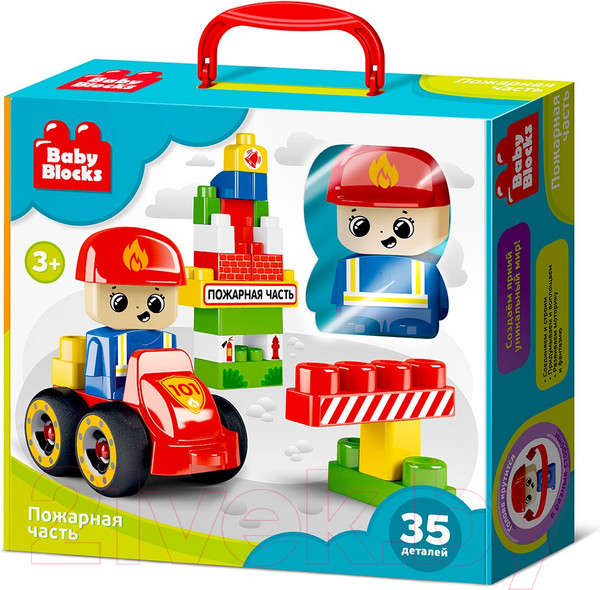 Изображение товара Конструктор Десятое королевство Пожарная часть / 3907