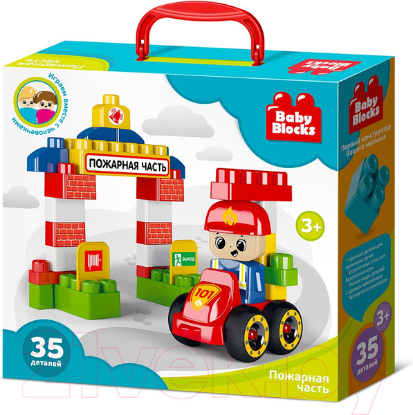 Изображение товара Конструктор Десятое королевство Пожарная часть / 3907