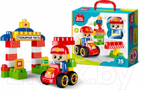 Изображение товара Конструктор Десятое королевство Пожарная часть / 3907