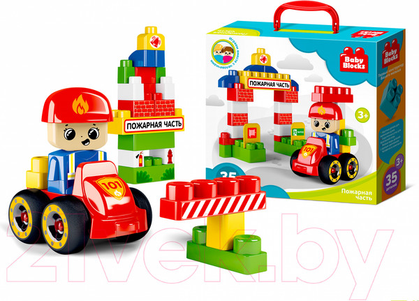 Изображение товара Конструктор Десятое королевство Пожарная часть / 3907