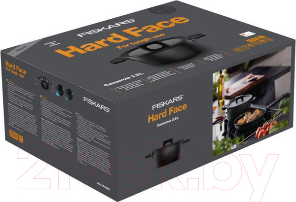 Изображение товара Кастрюля Fiskars Hard Face 1052227