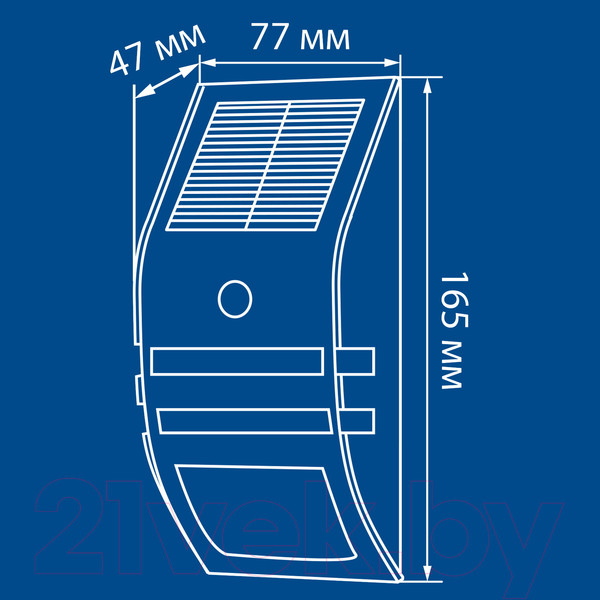 Изображение товара Бра уличное Uniel Sensor USL-F-164/MT170 / UL-00003135