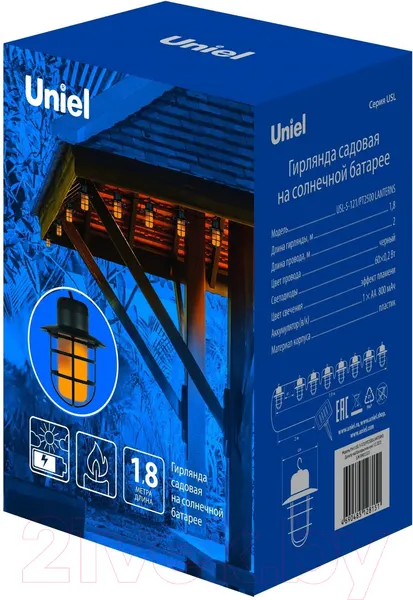 Изображение товара Светодиодная гирлянда Uniel USL-S-121/PT2500 / UL-00006558
