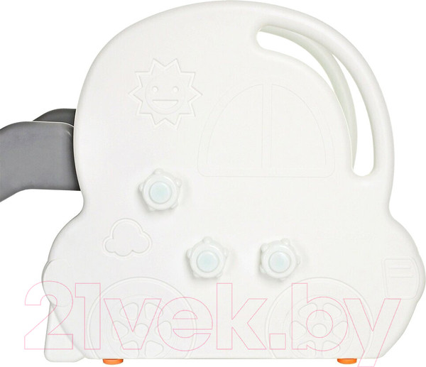 Изображение товара Горка Edu-Play Машинка / KU-C150GY (белый/серый)