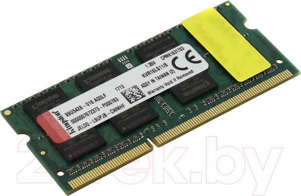Изображение товара Оперативная память DDR3L Kingston KVR16LS11/8WP