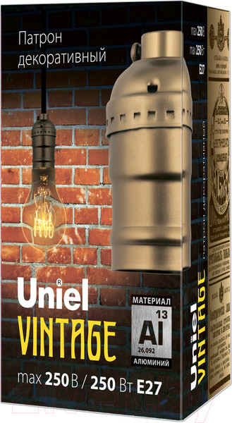 Изображение товара Электропатрон Fametto Vintage Bronze DLC-V-H01/E27 / UL-00000531