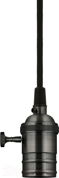 Изображение товара Электропатрон Fametto Vintage Pearl Black DLC-V-S24K/E27 TS/1M/BL / UL-00004501