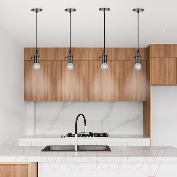 Изображение товара Электропатрон Fametto Vintage Pearl Black DLC-V-S24K/E27 TS/1M/BL / UL-00004501