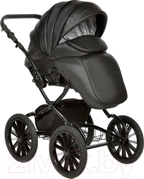 Изображение товара Детская универсальная коляска INDIGO Special Plus 14 (Is 03, черная кожа)