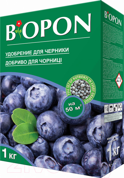 Изображение товара Удобрение Bros Биопон для голубики (1кг)