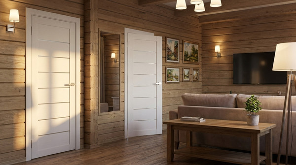 Изображение товара Дверь межкомнатная Юни Амати 01 80x200 (бьянко/стекло белое)