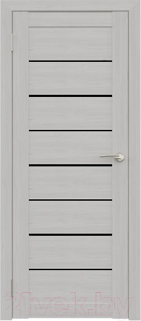 Изображение товара Дверь межкомнатная Юни Амати 01 60x200 (сканди классик/стекло черное)