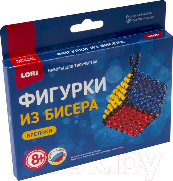 Изображение товара Набор для плетения Lori Фигурки из бисера. Кубик / Бис-088