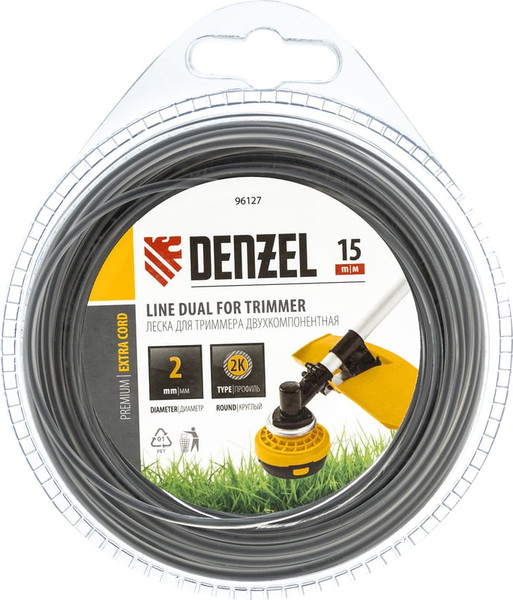 Изображение товара Леска для триммера Denzel 96127