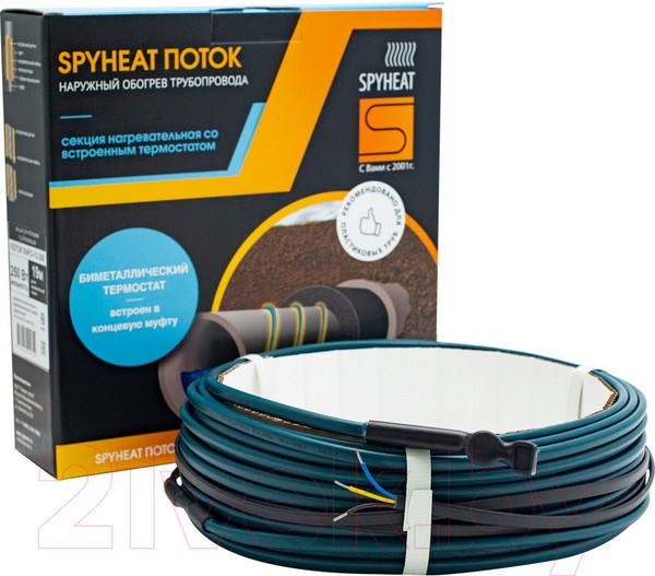 Изображение товара Греющий кабель для труб Spyheat Поток SHFD-13-25