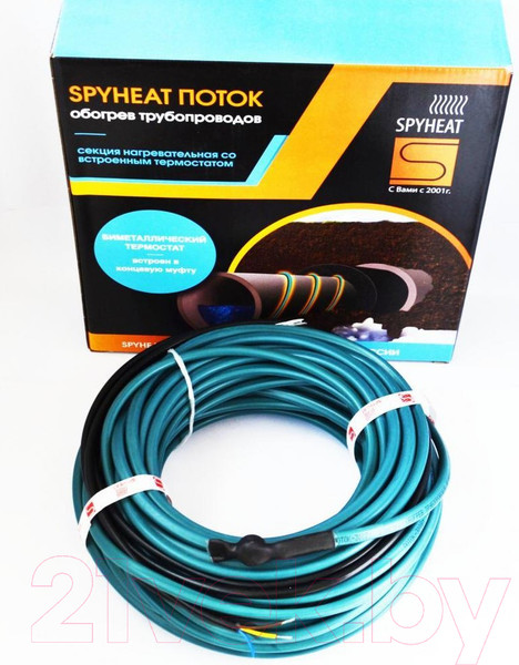 Изображение товара Греющий кабель для труб Spyheat Поток SHFD-25-100