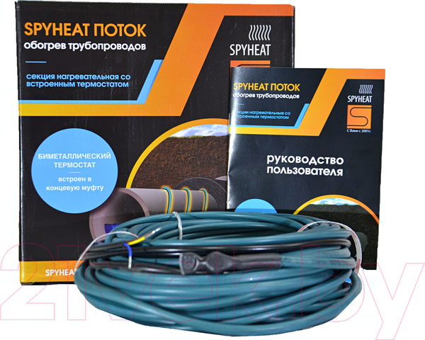 Изображение товара Греющий кабель для труб Spyheat Поток SHFD-13-100