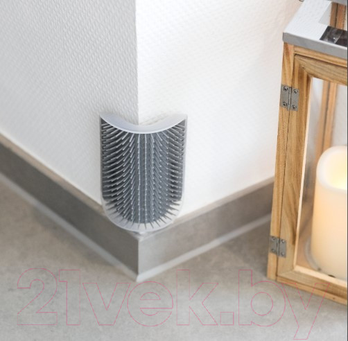 Изображение товара Массажная расческа для животных Trixie 23131 (серый)