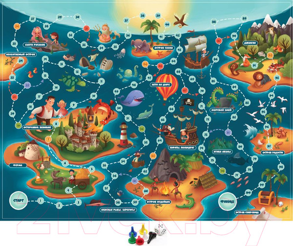 Изображение товара Настольная игра Десятое королевство Карта сокровищ / 02918