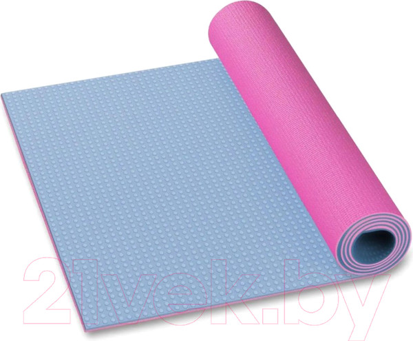 Изображение товара Коврик для йоги и фитнеса Indigo Sport IN258 (голубой/розовый)