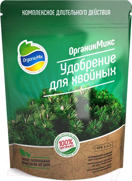 Изображение товара Удобрение Органик Микс Для хвойников (850г)