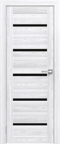 Изображение товара Дверь межкомнатная Юни Амати 01М 60x200 (черное стекло/сканди классик)