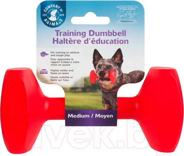 Изображение товара Игрушка для животных Halti Гантель / 12502/COA (M, красный)
