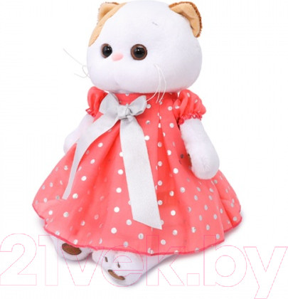 Изображение товара Мягкая игрушка Budi Basa Кошечка Ли-Ли в платье в горошек / LK24-043