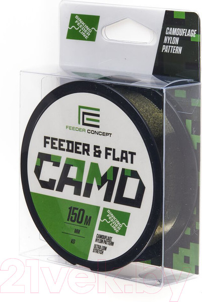 Изображение товара Леска монофильная Feeder Concept Feeder & Flat Camo 300/025 / FC4005-025