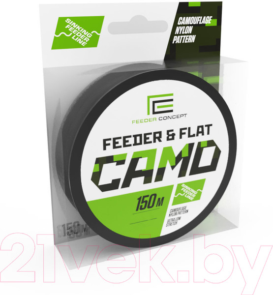 Изображение товара Леска монофильная Feeder Concept Feeder & Flat Camo 300/025 / FC4005-025
