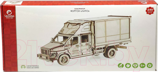 Изображение товара Автомобиль игрушечный Lemmo Фургон Лито / 01-42