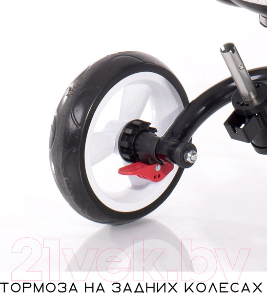 Изображение товара Трехколесный велосипед с ручкой Lorelli Jaguar Eva Black Yellow / 10050292101