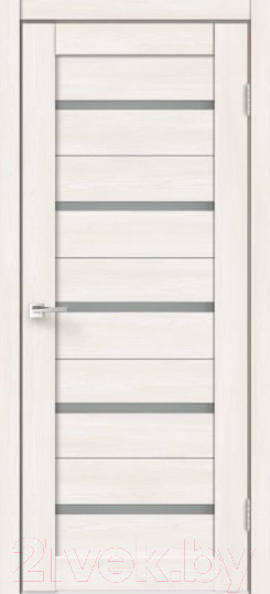Изображение товара Дверь межкомнатная Velldoris Eco Flex City 7 60x200 (дуб бьянко/мателюкс)