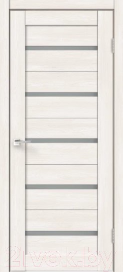 Изображение товара Дверь межкомнатная Velldoris Eco Flex City 7 80x200 (дуб бьянко/мателюкс)