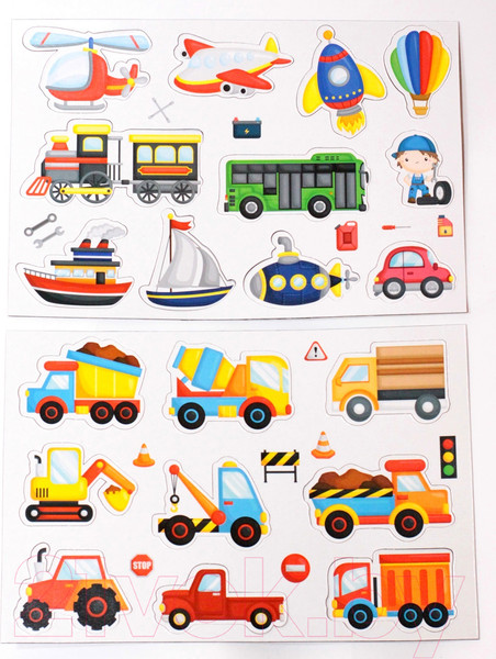 Изображение товара Развивающая игрушка Десятое королевство Магниты. Транспорт / 04010