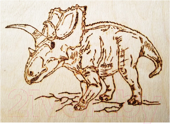 Изображение товара Набор досок для выжигания Десятое королевство Динозавры / 02744