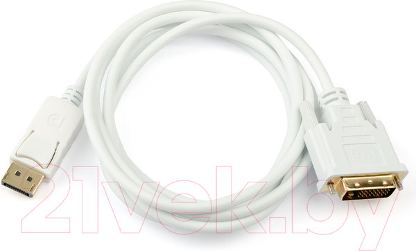 Изображение товара Кабель ATcom AT9503 DVI - DisplayPort (1.8м, белый)