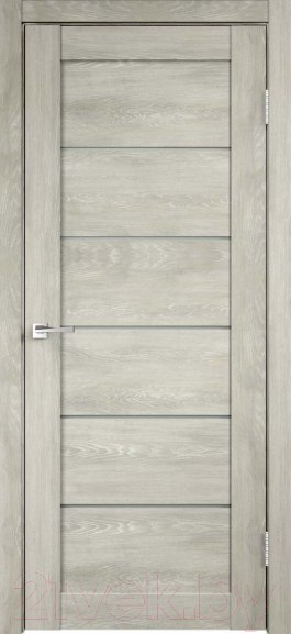Изображение товара Дверь межкомнатная Velldoris Linea 1 70x200 (дуб шале седой/мателюкс)