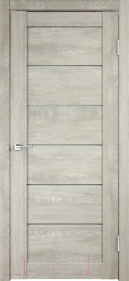 Изображение товара Дверь межкомнатная Velldoris Linea 1 80x200 (дуб шале седой/мателюкс)